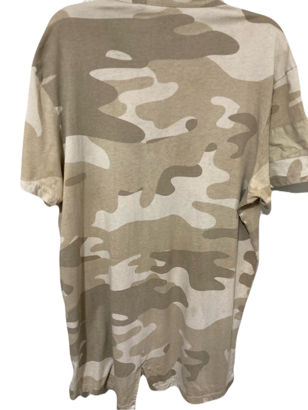 American Rag Men's Short Sleeve Desert Camo Tee - Tan & Cream